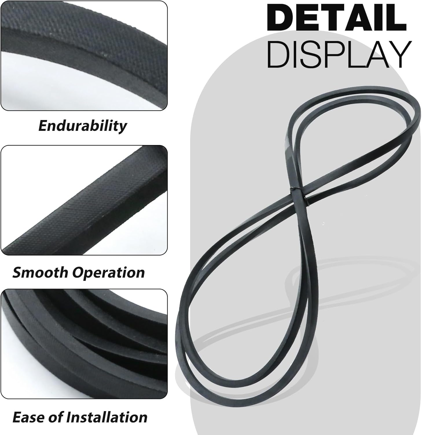 GY20570 Lawn Mower Belts, Replacement for John Deere D100 D105 D110 D120 D125 D130 E100 E110 E120 E130 X105 X106 X126, Replaces GX20072 image number 6