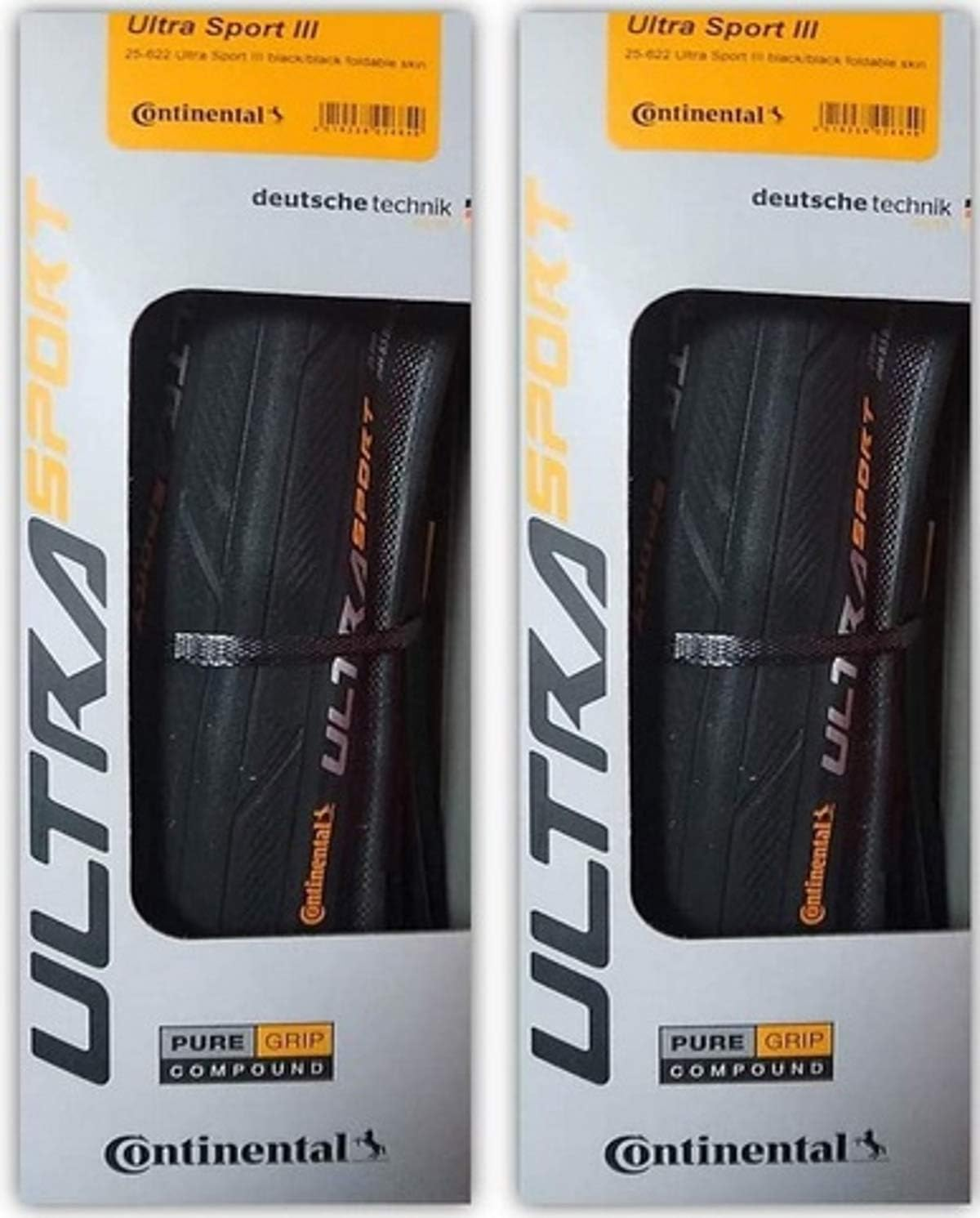 Continental Ultra Sport III Folding Puregrip Set of 2
