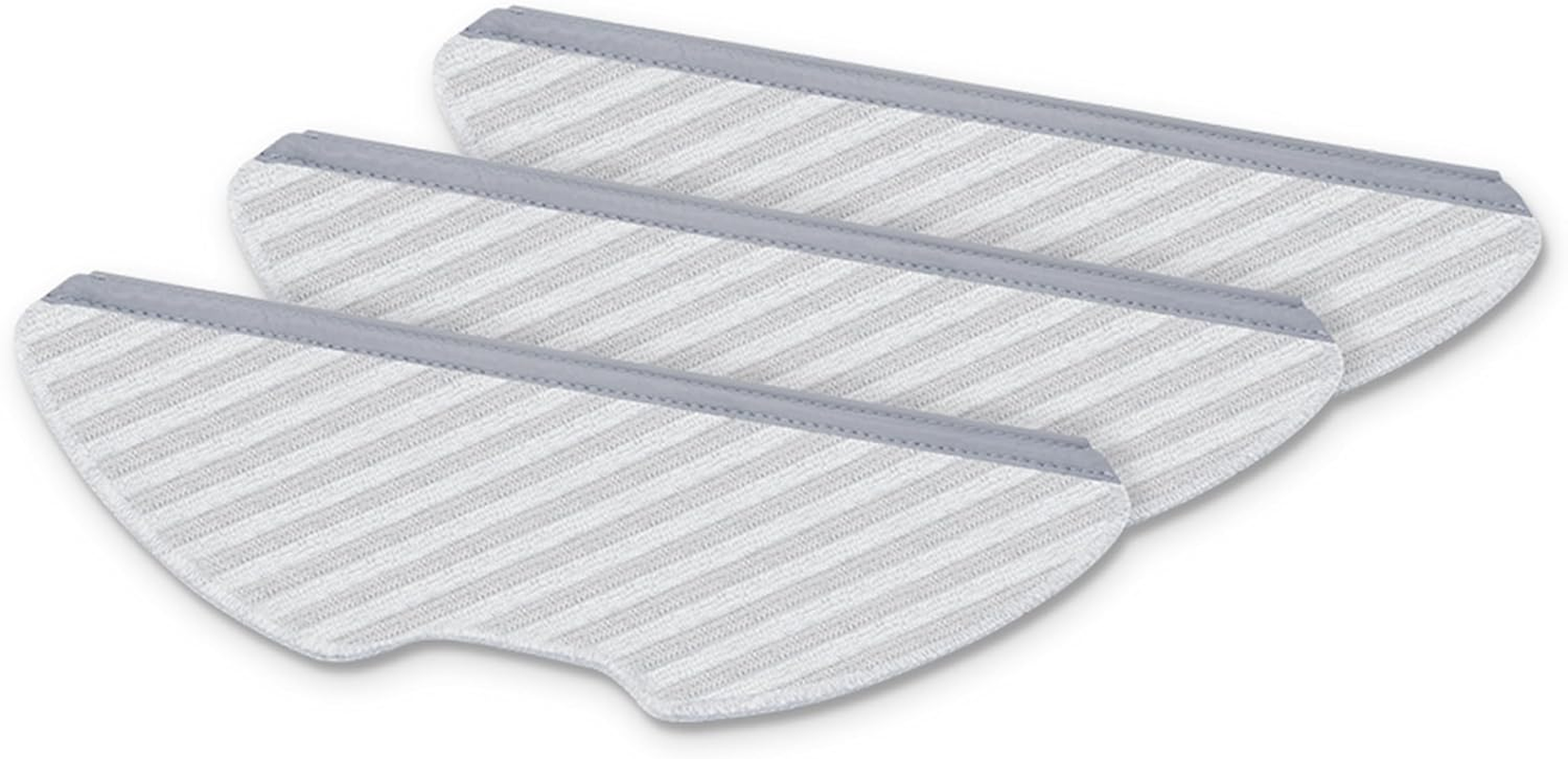 Tapo Tp-Link Vacuum Cleaner Washable Mop Cloth &Atilde;&mdash;3, Smart Home, Easy to Wash & Install, Work with Tapo RV30 Plus/Rv30/Rv30C Mop Plus/Rv30C Mop/Rv20 Mop Plus/Rv20 Mop/Rv10 Plus/Rv10 (Tapo RVA300) image number 2