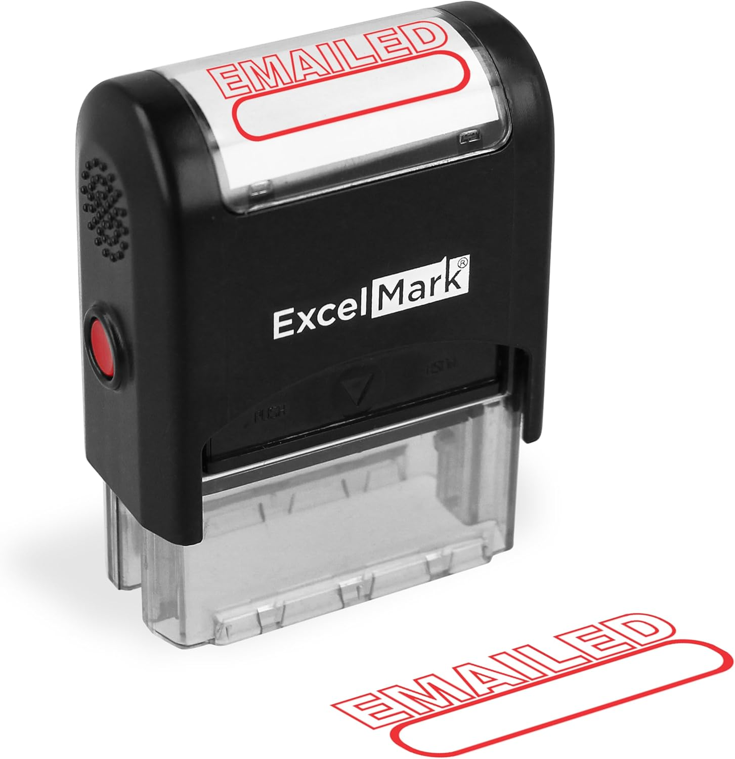 Excelmark Emailed Self Inking Rubber Stamp - Red Ink image number 4