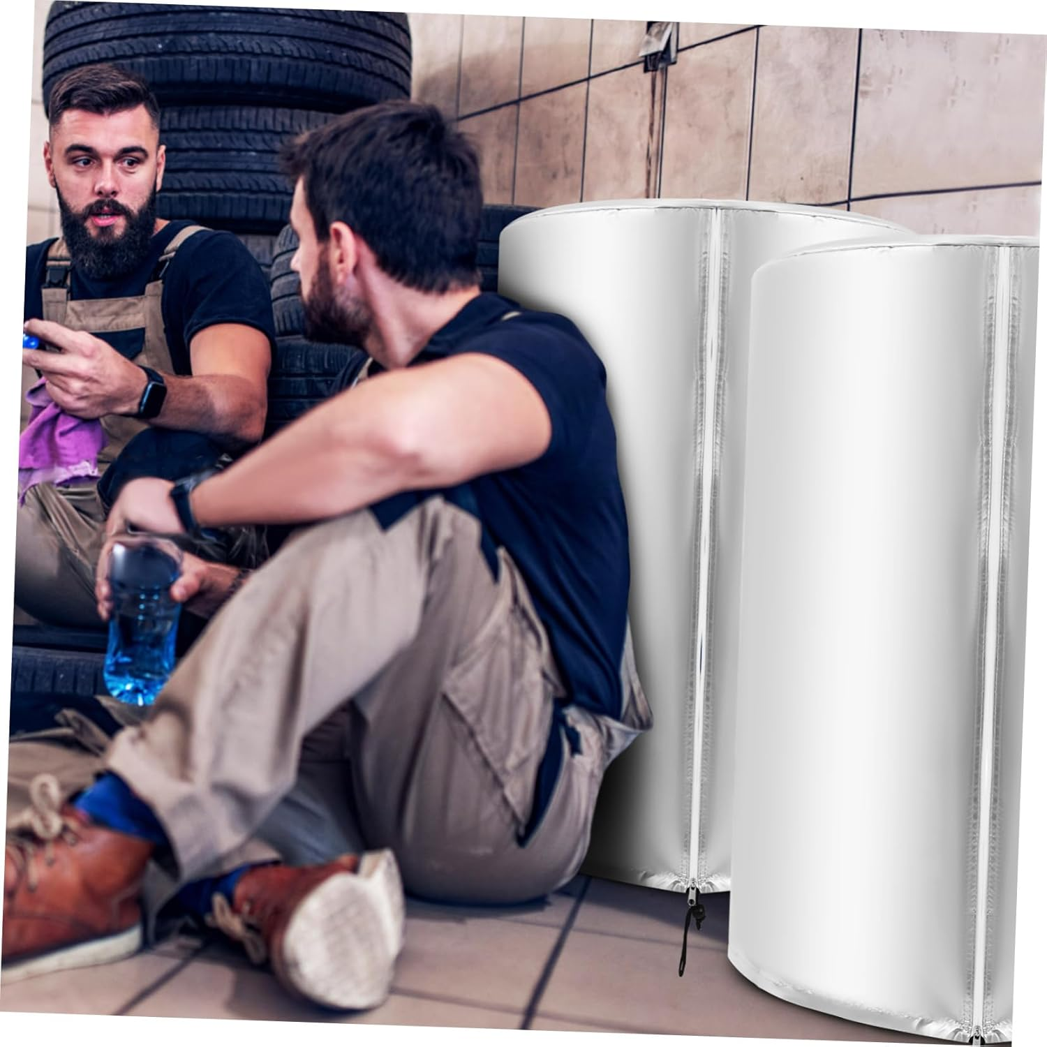 BELLIFFY Rv Tire Covers for Storage Oxford Wheel Cover Lightweight Tire Storage Bag Sealed Design for Easy Use Protection for Trailers Campers Suvs and Trucks image number 4