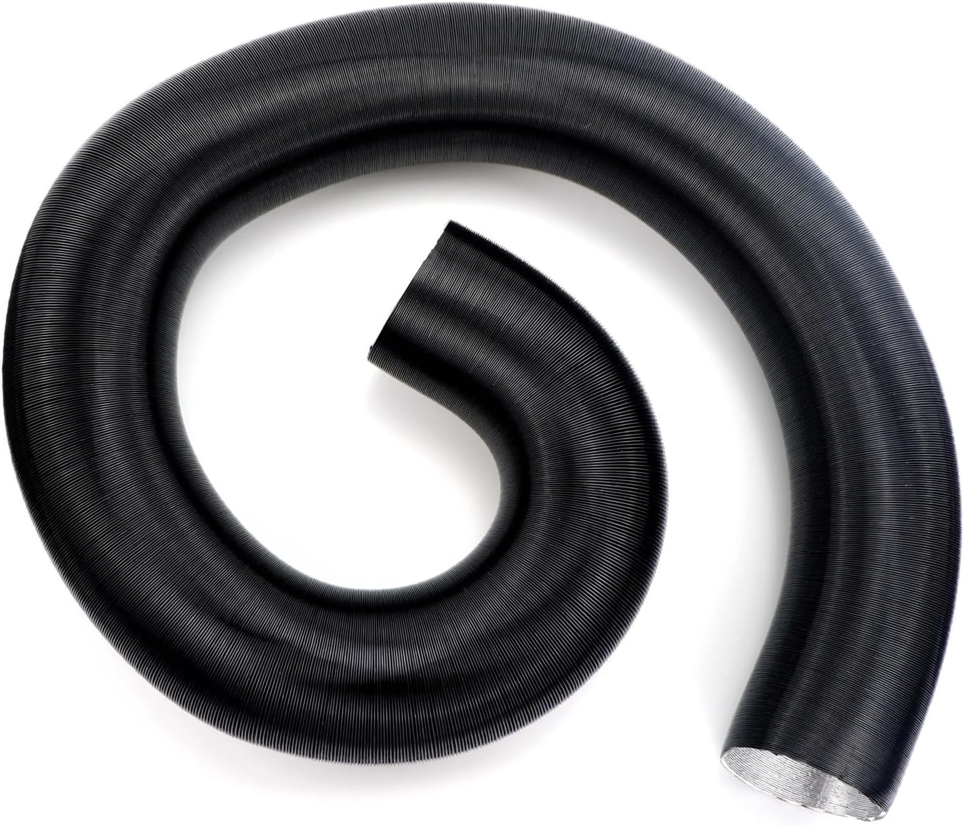 75Mm Stretched Length 300Cm Diesel Heater Duct Pipe Ducting Hose Black Compatible with Webasto Eberspacher Heaters Car Camper Van image number 2