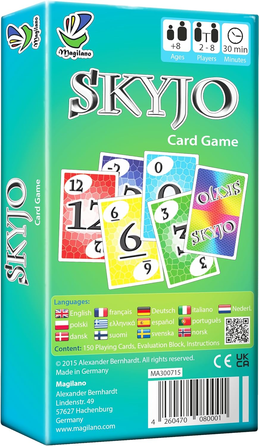 SKYJO by Magilano - the Fun Card Game for Young and Old, the Ideal Gift for Fun and Amusing Games Evenings in Friends and Family. image number 5