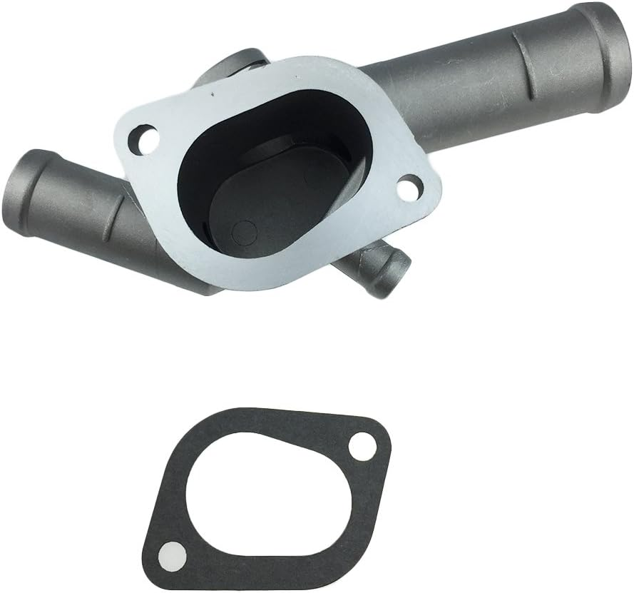 Aluminium Alloy Thermostat Housing Coolant Hose Flange Radiator for VW Golf Jetta 2.0 L4 99-06 06A121133D image number 1