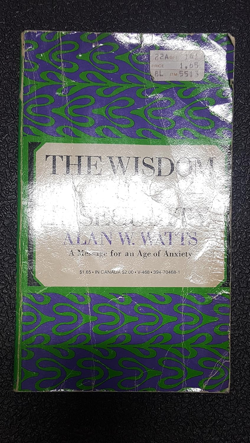 The Wisdom of Insecurity: a Message for an Age of Anxiety image number 1