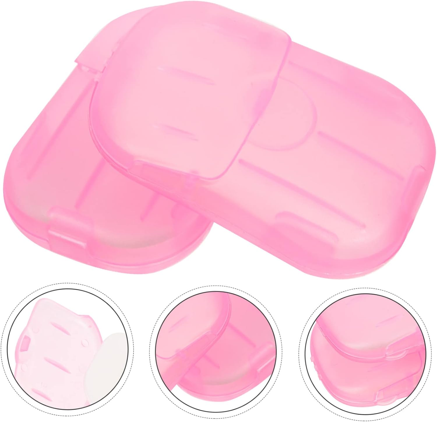 Iplusmile Travel Essentials for Women Hand Soap Sheets Travel Soap Slices Compact Lightweight Business Trips image number 6