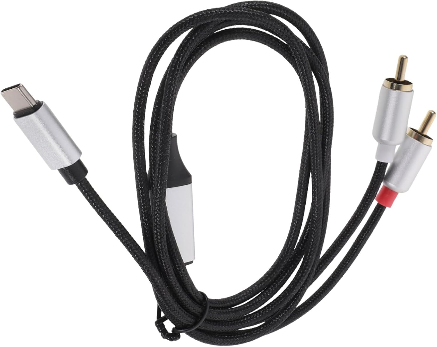 GLSTOY 1M Stereo Audio Cable Type-C to RCA Audio Equipment Adapter Power Amplifier Sound Cable for Home Theater image number 4