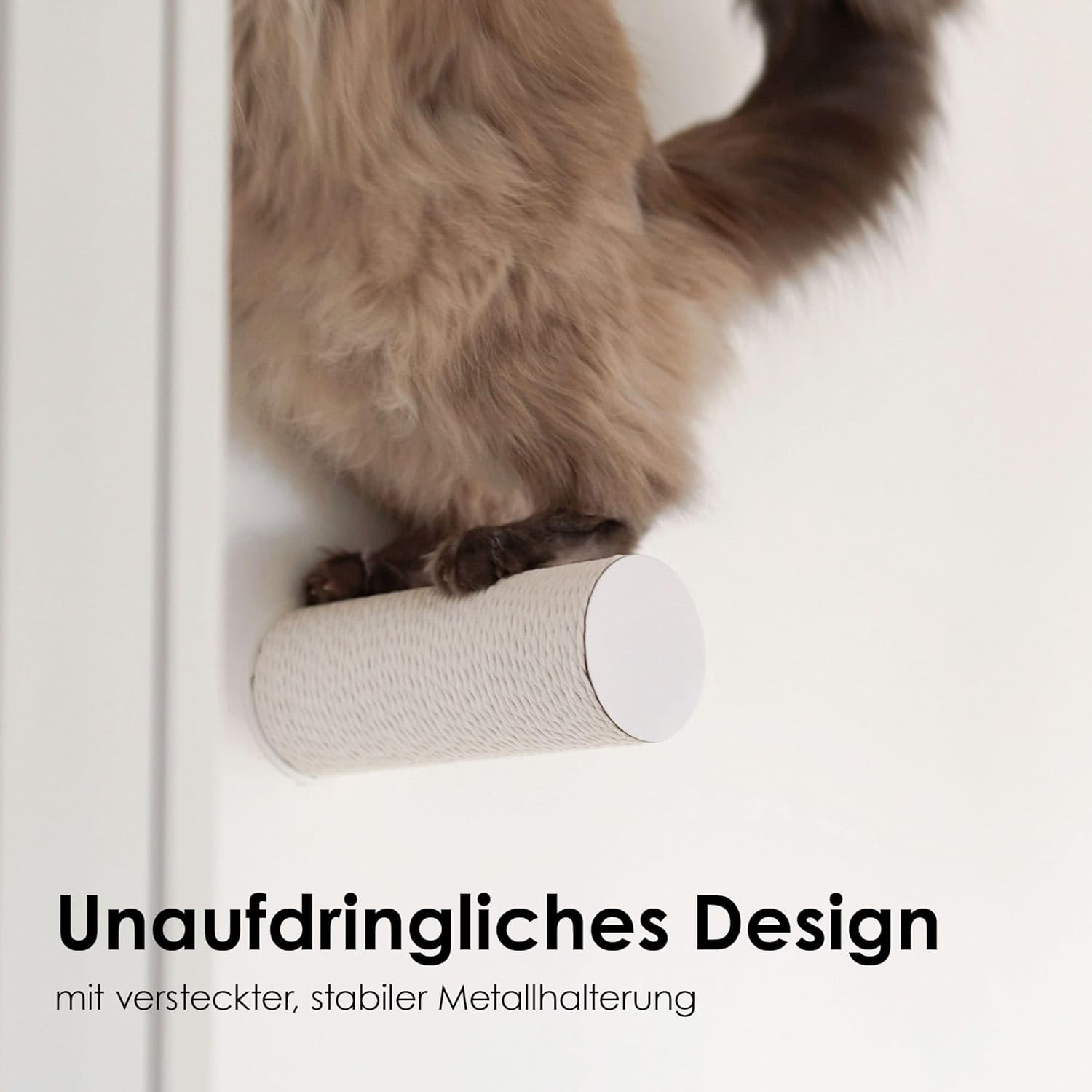 Lucybalu&reg; Jumper Lite Cat Scratching Post & Climbing Step for the Wall | Cat Stairs Made of Paper Rope for Cats Climbing Wall | Cat Step | Scratching Post for Wall Mounting | Wall Scratching Post | image number 5