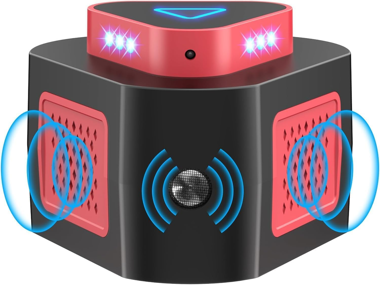 OBEST Ultrasonic Rat Repeller for Indoor,360-Degree All-Round Repeller for Mice and Pests,4 Working Modes Suitable for Kitchen,Living Room,Storage Room,Garage