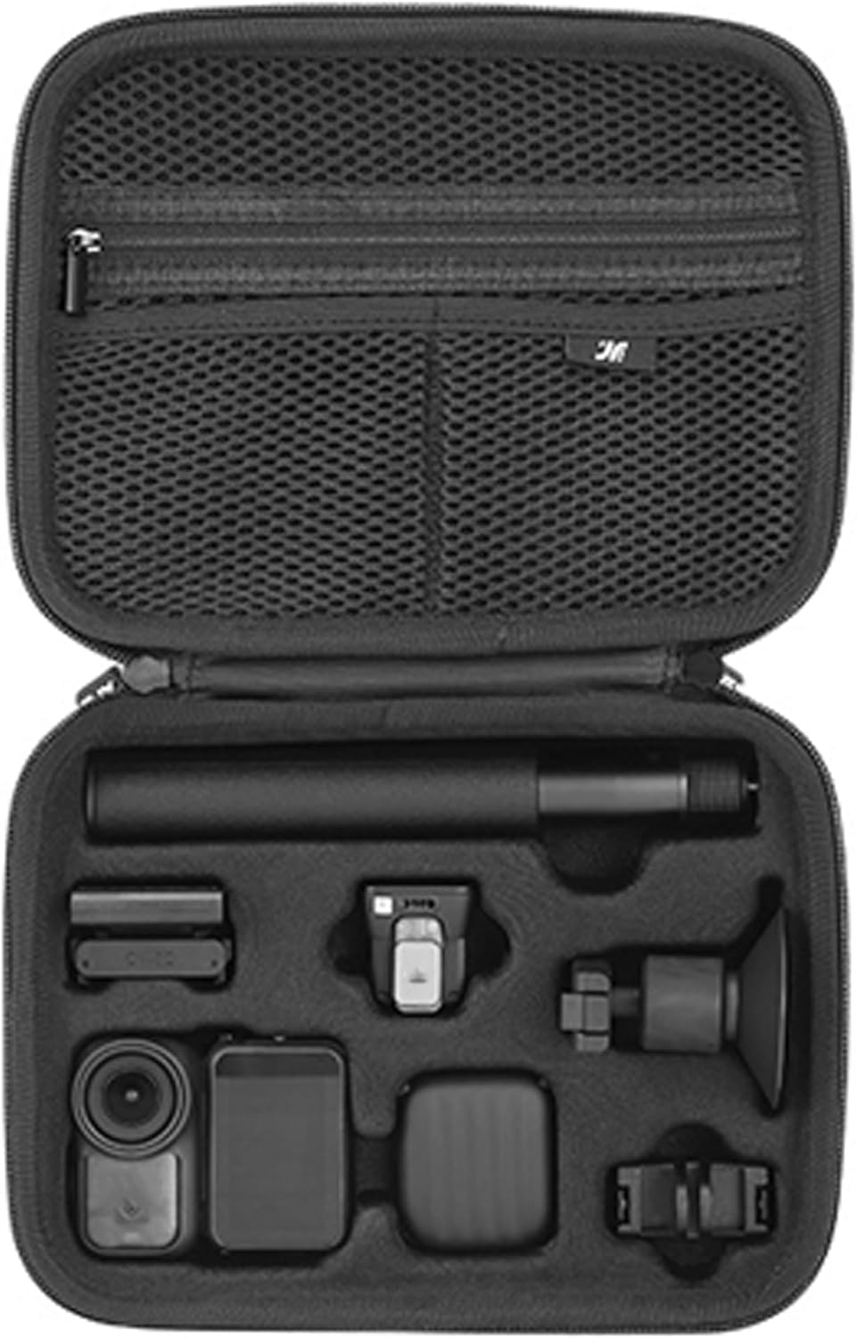 Cochanvie Waterproof PU Leather Case for DJI Osmo Nano - Portable Storage for MIC Mini Transmitter, 70Cm Invisible Selfie Stick & More Accessories image number 6