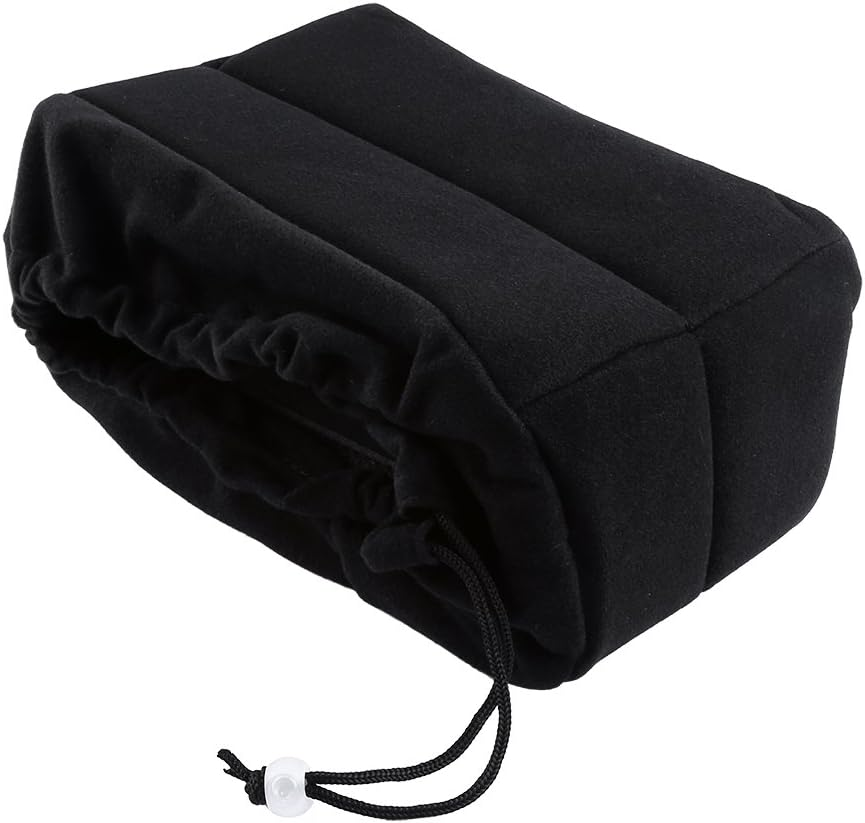 Universal Padded Camera Insert - Shockproof DSLR Sleeve Cover for Lenses, Backpack, Laptop & Trolley Bag (Black) image number 2