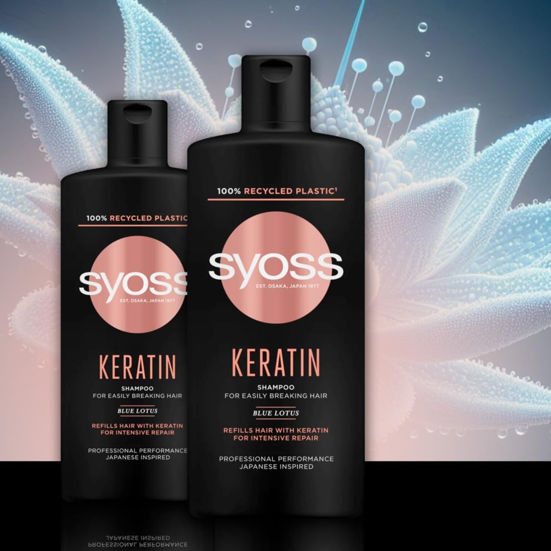 Syoss Keratin Hair Perfection Shampoo 500Ml image number 1