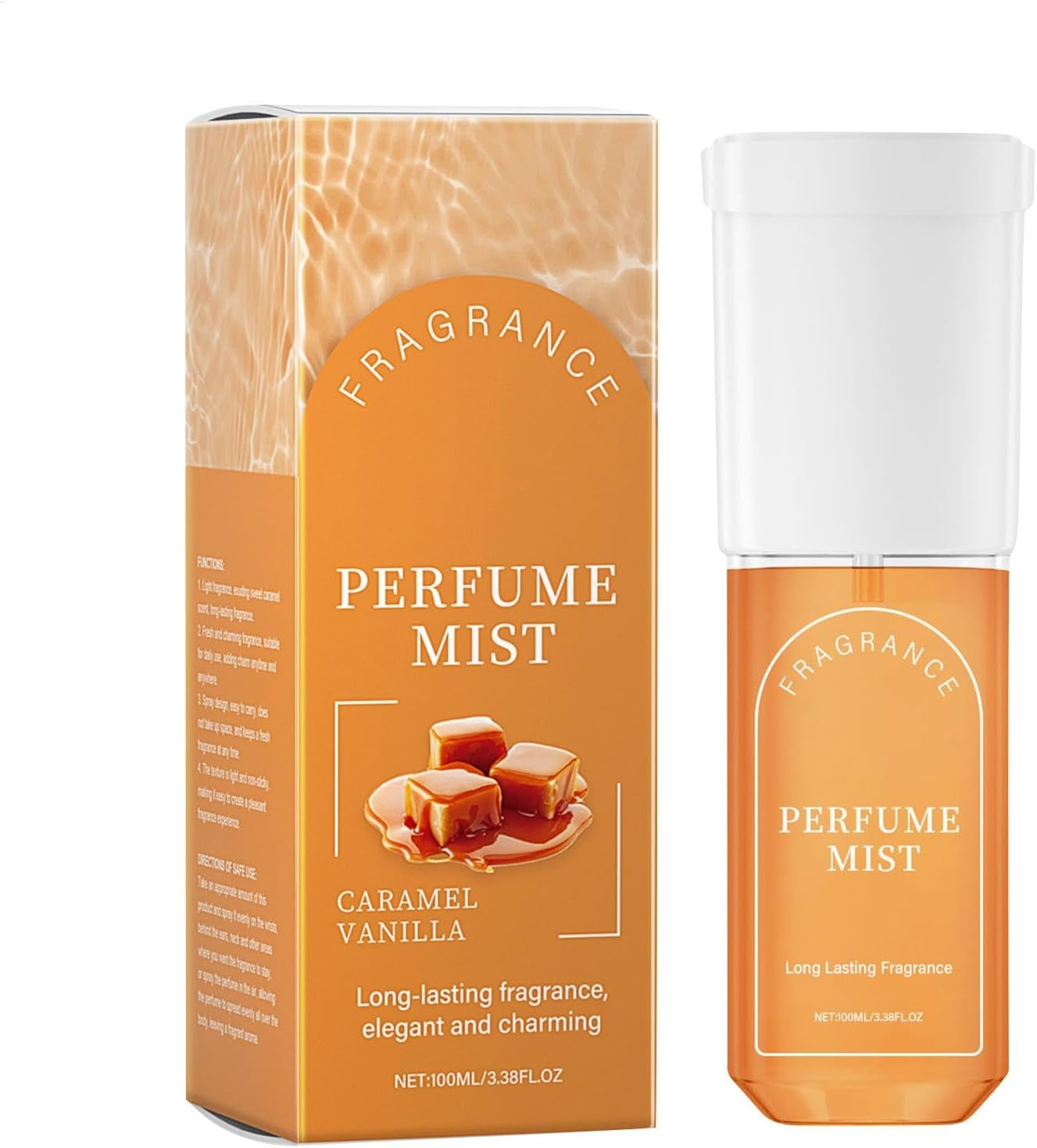 Caramel Fragrance - Sweet Caramel Scented Oil, Long-Lasting Home Fragrance | Long Lasting Scent for Women, Air Freshener Refill for Home, Office, and Car, Sweet Scent Oil for Relaxing Ambiance image number 2