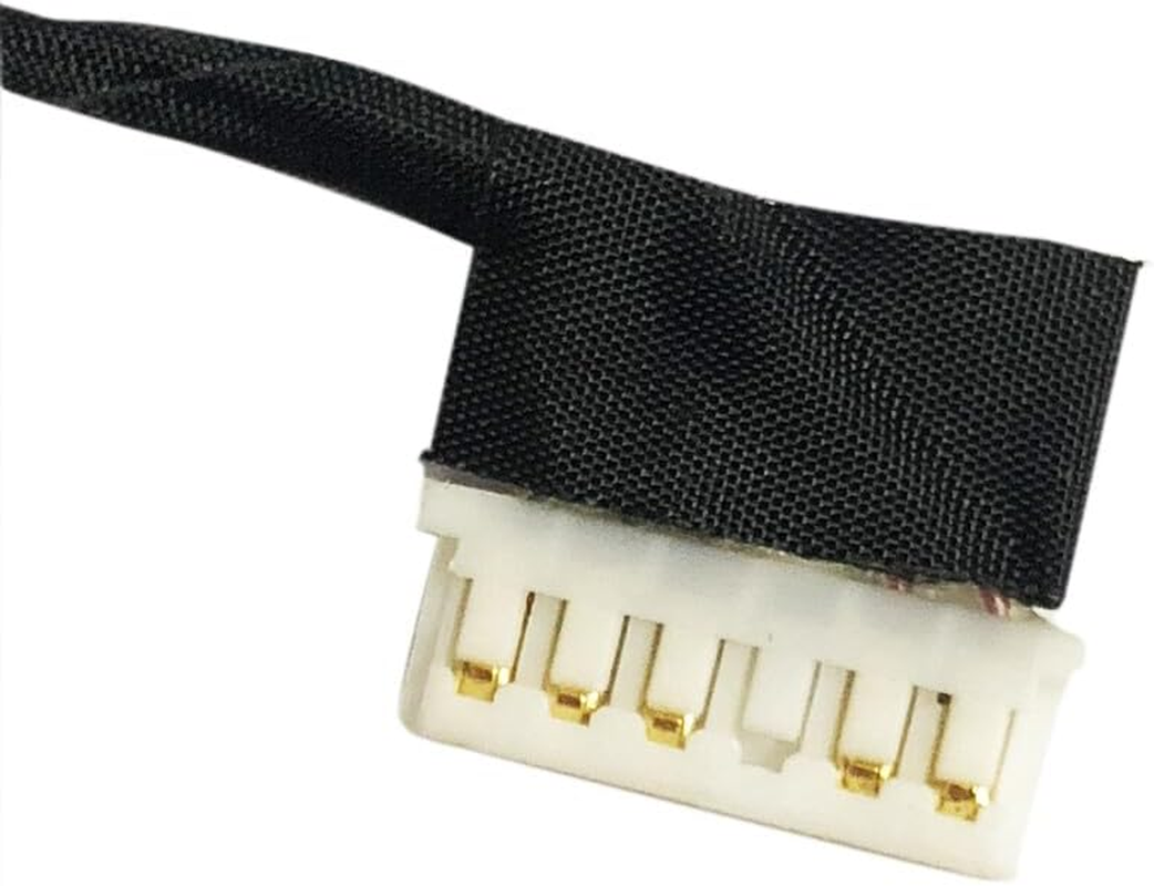 HSSDTECH DC Power Jack Cable for Dell Inspiron 15 5570 5575 3393 3585 3779 P75F 17 5770 5775 P35E P35E001 DC301011B00 02K7X2 228R6 P35E002 2K7X2