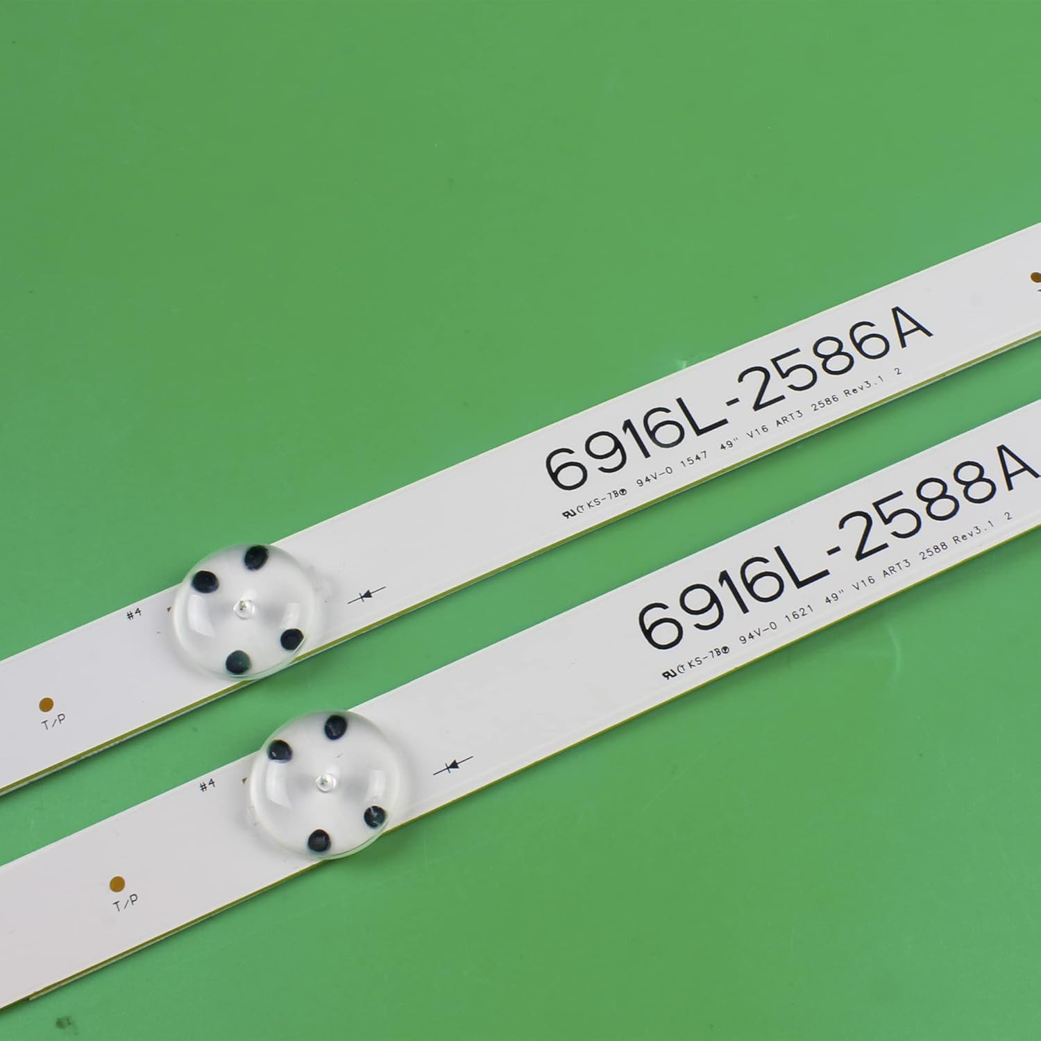 ALMVIS LED Backlight Strip 49LH5700 49LH6000 49LH6000-DB 49LH6000-SB 49LH6000-UB 49LH6600 49LH6610 49LH6680 49LH6600-NB 49" V16 ART3 LED TV Light(2 Set) image number 3