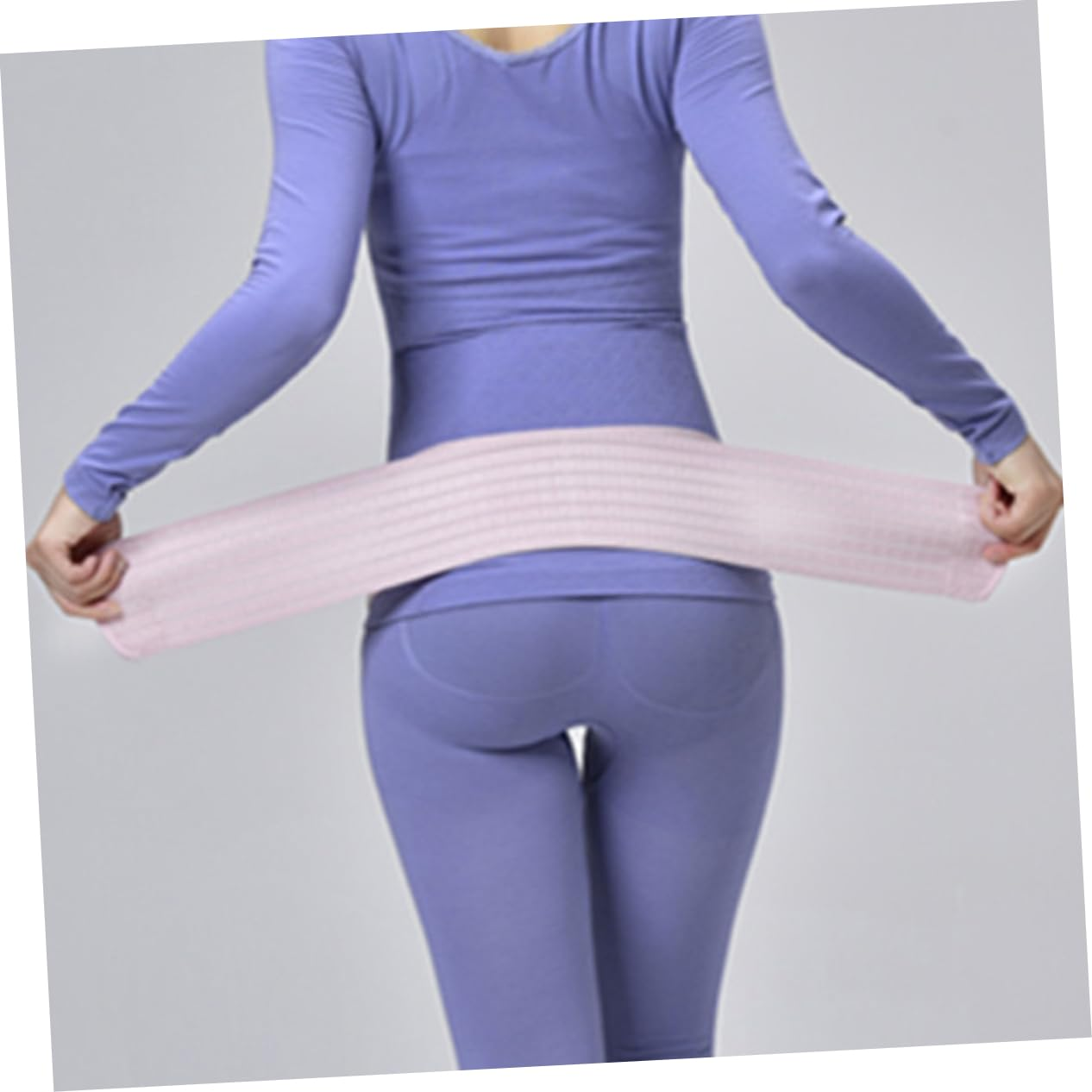 Breathable Pregnancy Abdominal Belt Dual-Purpose Postpartum Pelvic Support Band for Pregnant Women Pink Free Size Waist Care and Back Brace Maternity Bellyband image number 2