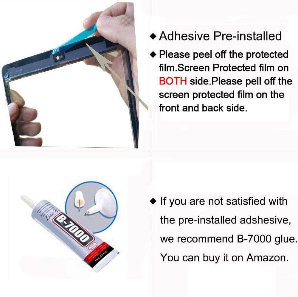 Screen Replacement for Ipad 8 8Th Gen 2020 10.2" A2428 A2429 A2430 Digitizer Replacement without Home Button + Tools (White) image number 4