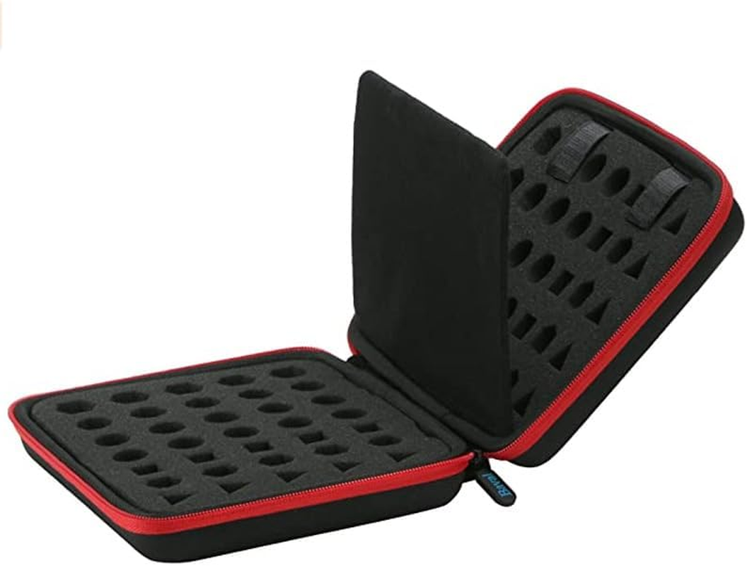 ZIENVE DND Dice Case with Removable Slotted Tray, Dice Storage Case for Dungeons and Dragons RPG MTG Table Games