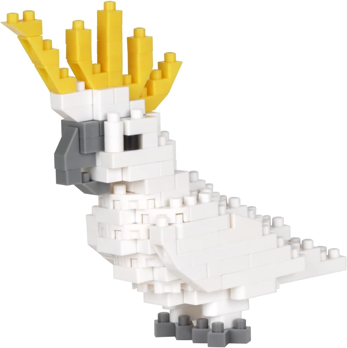 Nanoblock - Sulphur-Crested Cockatoo, Birds, Nanoblock Collection Series Building Kit, 130 image number 1