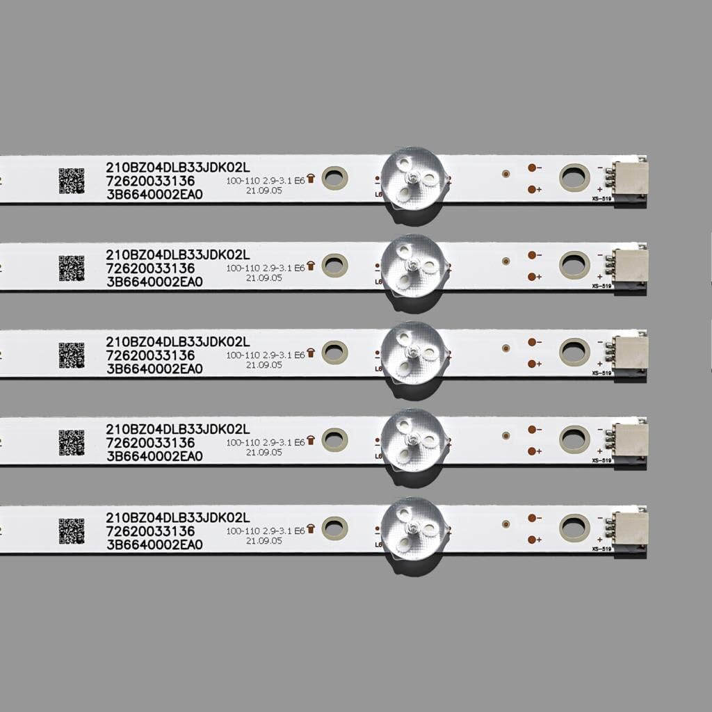 10Pcs/Set LED Backlight Strip Fit for Philips 49" TV TT4906F LB49023 LB49021 V1_00 49PUS7503 49PUS6162 49PUS6412 49PUS6803 TPT490U2 image number 2