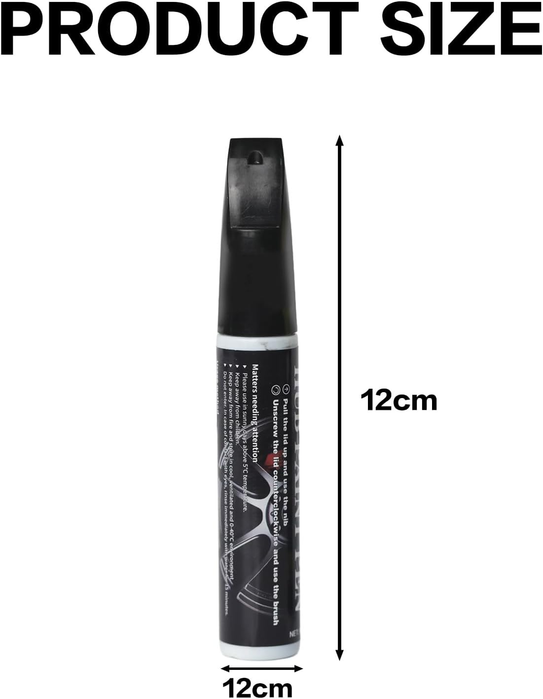 Kaoruo Matte Black Rim Touch up Paint, Quick and Easy Wheel Scratch Repair, Rim Paint for Car Wheel Repair Wheel Repair Kit Curb Rash image number 1