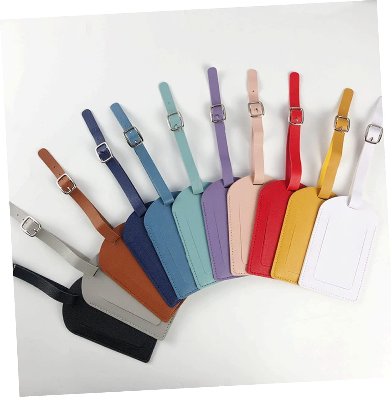 GLSTOY 5Pcs Convenient Luggage Tags for Travel Business Trip Suitcase Labels Ring image number 3