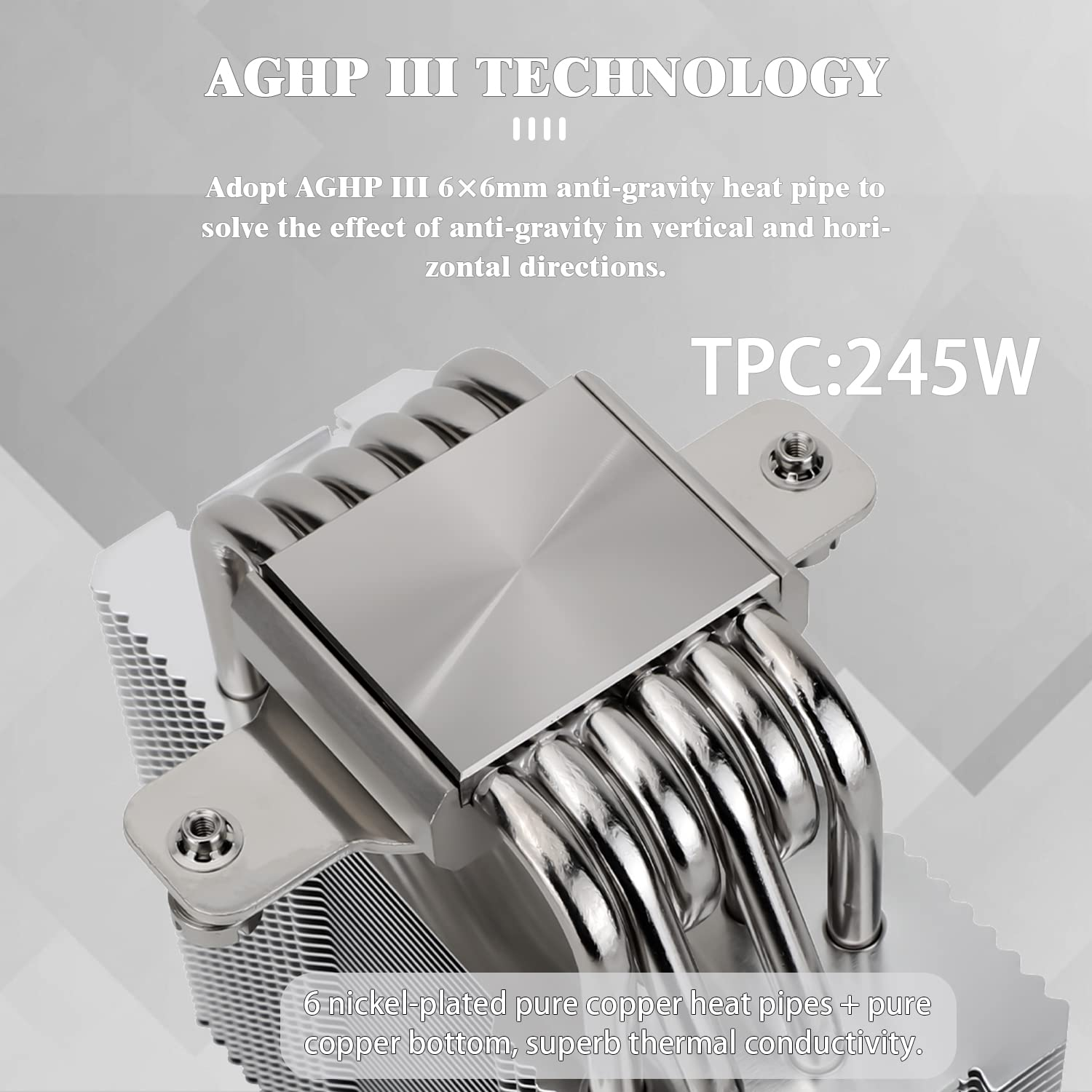 Thermalright Burst Assassin 120 CPU Air Cooler, 6 Heat Pipes, TL-C12C PWM Quiet Fan CPU Cooler with 1550RPM Speed, for Am4/Am5,Intel LGA1851/1700/1150/1151/1200, PC CPU Cooler image number 4