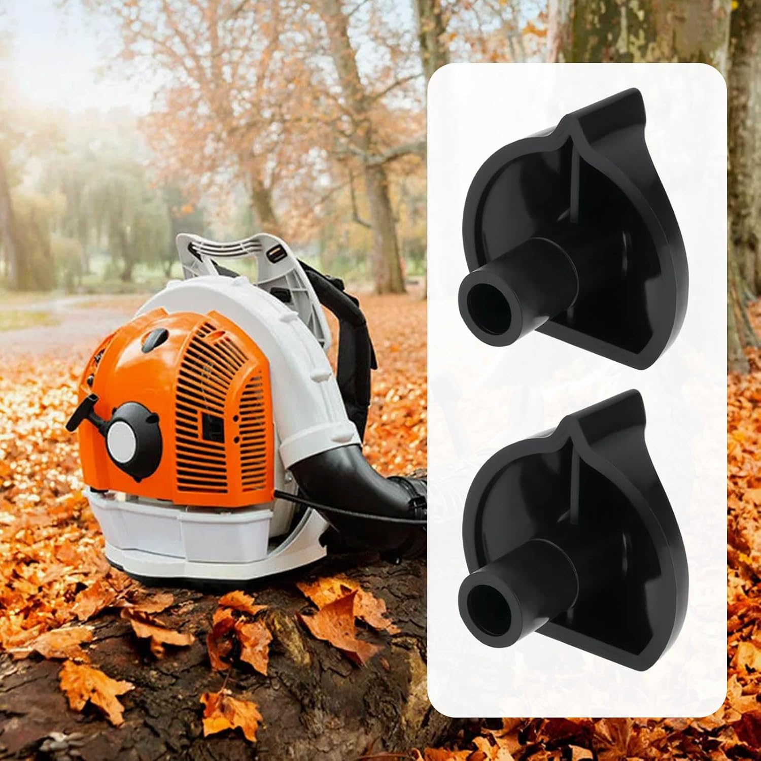 Ecsing 3Pcs Carburetor Carb Choke Knob 4282 182 9500 Compatible with STIHL BR500 BR550 BR600 BR700 Backpack Blower Accessories image number 4