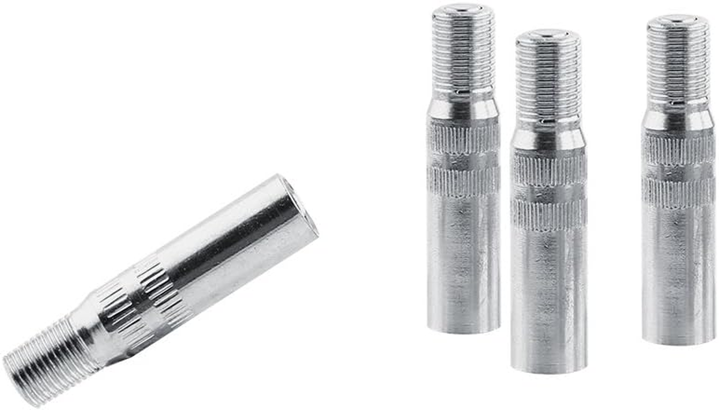 4X Metal Automotive Wheel Valve Caps Stem Extensions, Car Tire Tyre Wheel Valve Stem Extension Extenders Adapter Extensions Extender Car Truck Van Caravan image number 1