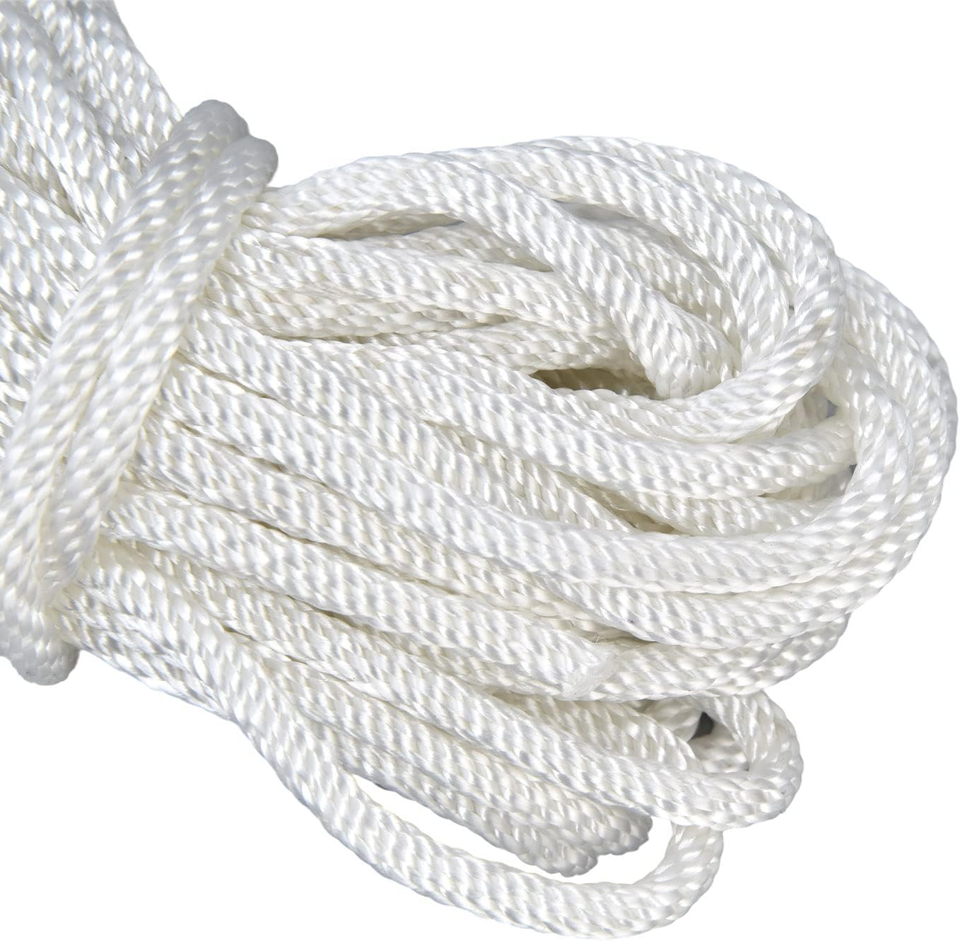 Omabeta 1PCS 5.0Mm Diameter Pull Recoil Starter Rope, 10M/32.8Ft Nylon Cord for Chain Saw Lawn Mower, Trimmer Engine Parts image number 5