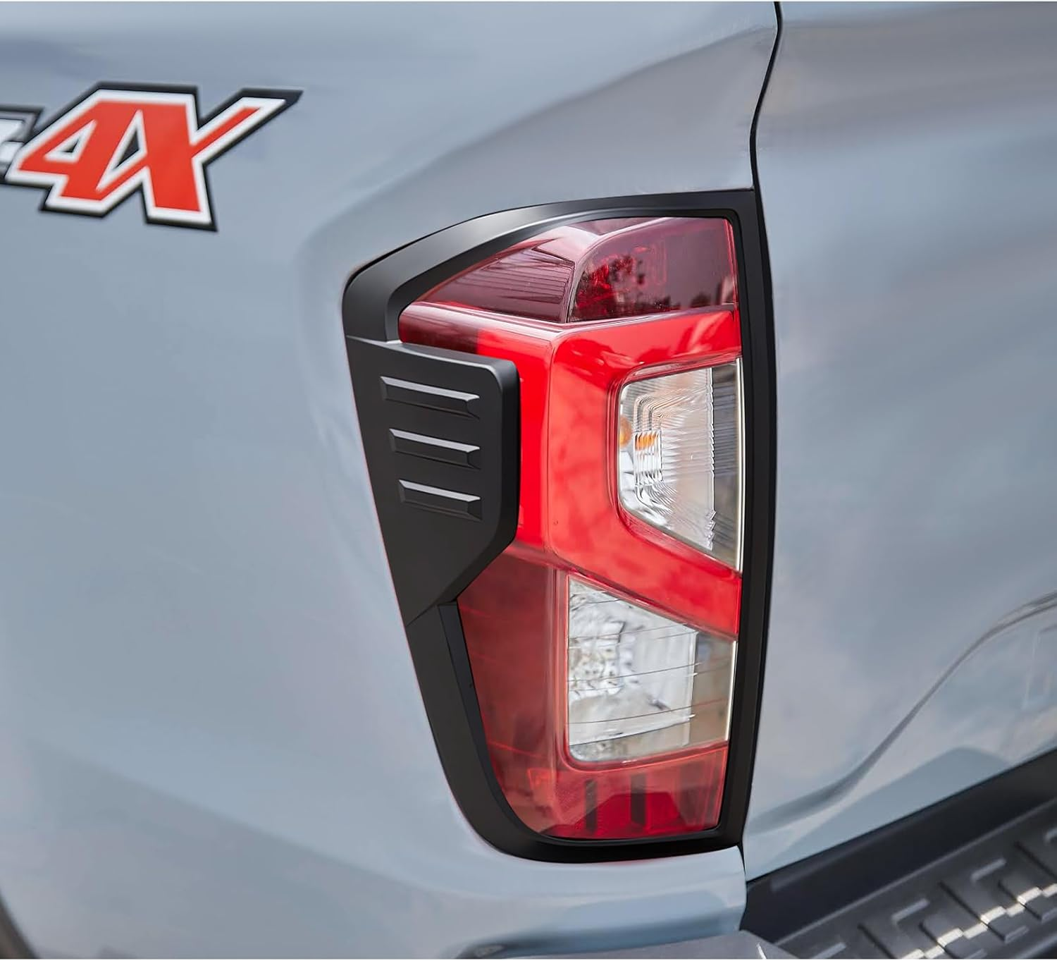 Headlight Tail Light Cover Trim for Nissan Navara NP300 D23 2021-2025 Accessories, Head Light Rear Taillight Trim Cover Protector Surround Frame Matte Black, 4Pcs/Set image number 3