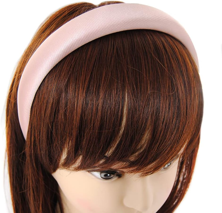 Axy HRK2B Headband with Fabric Padded Metallic Colour - Women'S Metallic Look Headband Hair Accessories (Light Pink) image number 5