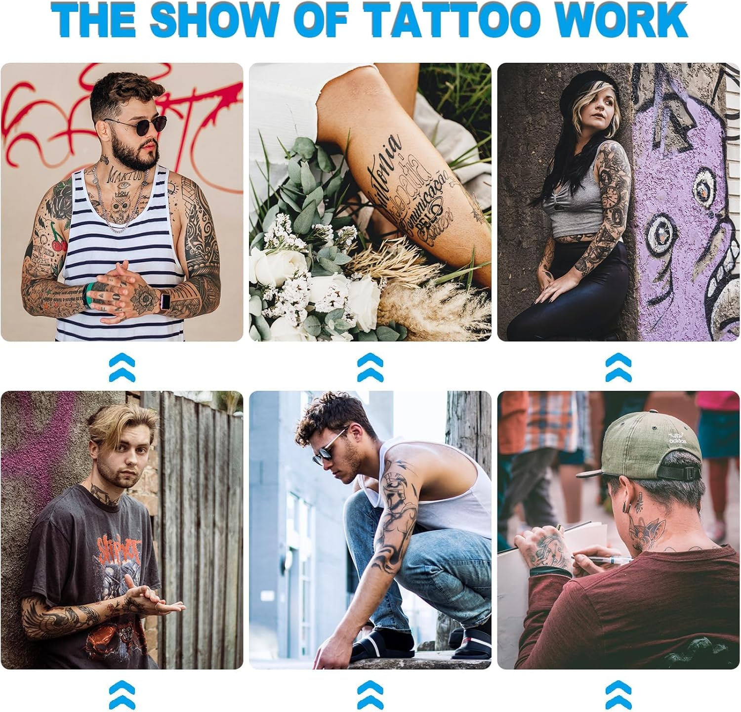 Reswish 3MM Professional Tattoo Practice Skin - 8-Pack Double-Sided Fake Skin (7.48"X5.6"), Ideal for Beginners and Artists