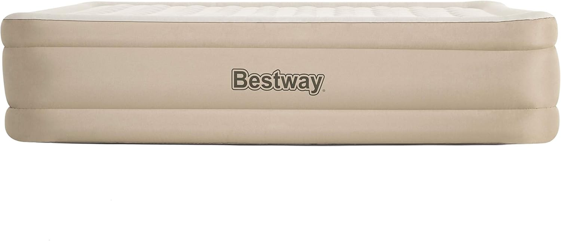 Bestway Fortech Queen Airbed with Built-In AC Pump, Brown image number 6