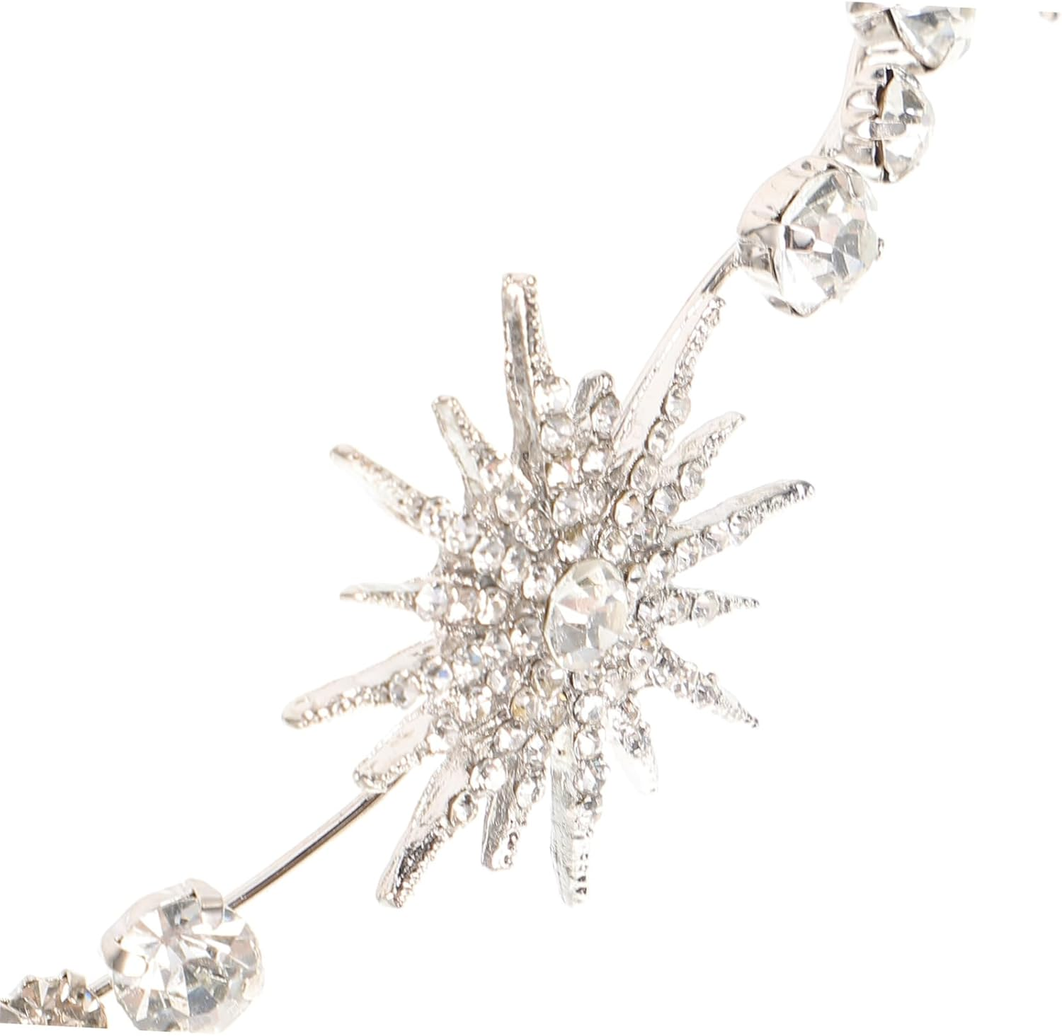 LALAFINA Wedding Waist Chain Jewelry Star Chain Belt Bridal Sash for Wedding Dress Accessory Party Occasion image number 4