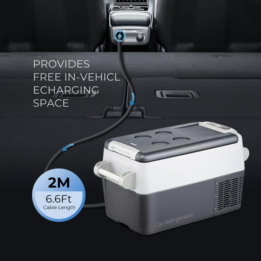 KFD DC 12V/24V Power Adapter Cigarette Lighter Cable for Portable Car Refrigerator Freezer Vehicle Camping Fridge Alpicool/Costway/Arb/Ausranvik/Iceco/Setpower/Lexus Gx470/Massimo Car Fridge Charger image number 1