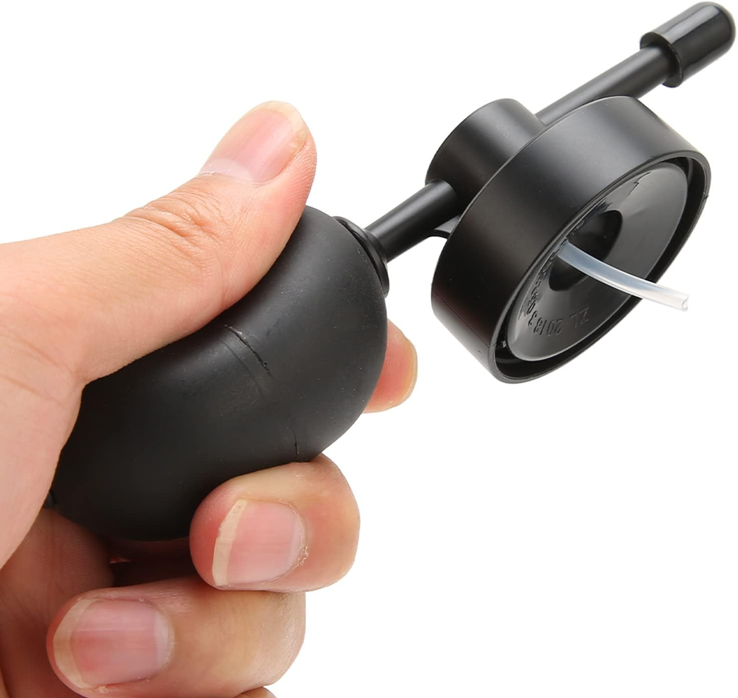 Fibers Spray Pump Fibers Spray Pump Reissue Auxiliary Black Nozzle Cover Applicator for Hair Color Powder image number 3