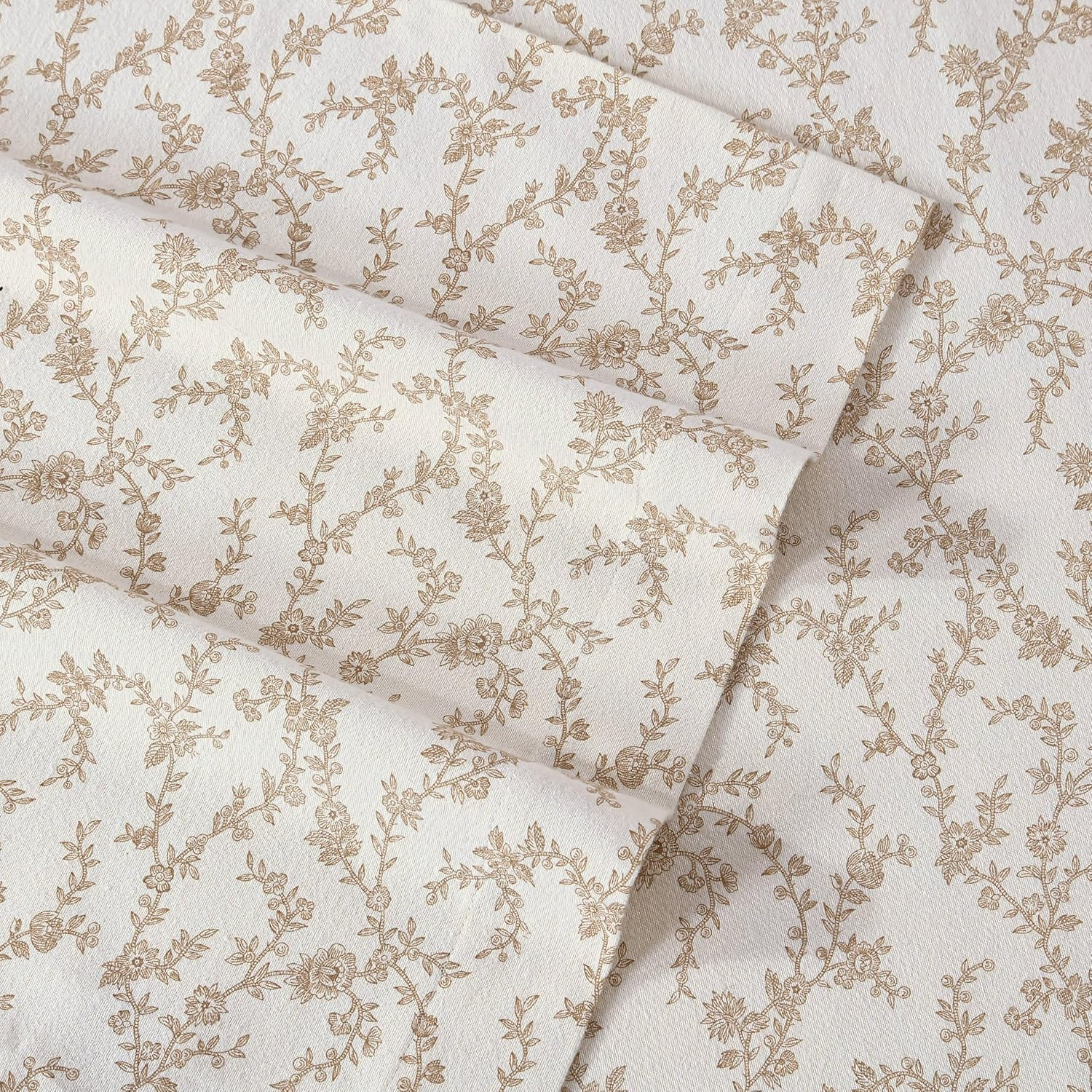 Laura Ashley Flannel Queen Sheet Set, Victoria image number 6