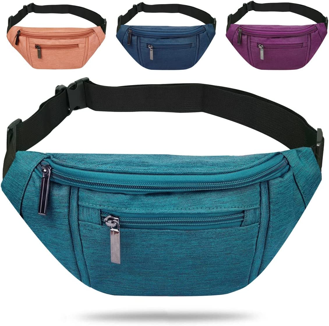 Fanny Pack for Men Women,Crossbody Waist Bag Pack,Belt Bag for Travel Walking Running Hiking Cycling,Easy Carry Any Phone,Wallet