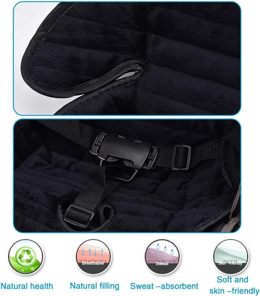 Car Seat Protector Car Seat Saver Stroller Potty Pad Baby Car Seat Cover Car Seat Waterproof Liner for Potty Training Prevent Leaking (Black)
