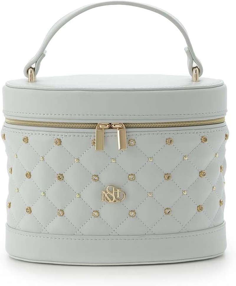 Snidel SHGB252235 Bijou Quilted Vanity Bag - Blue image number 3