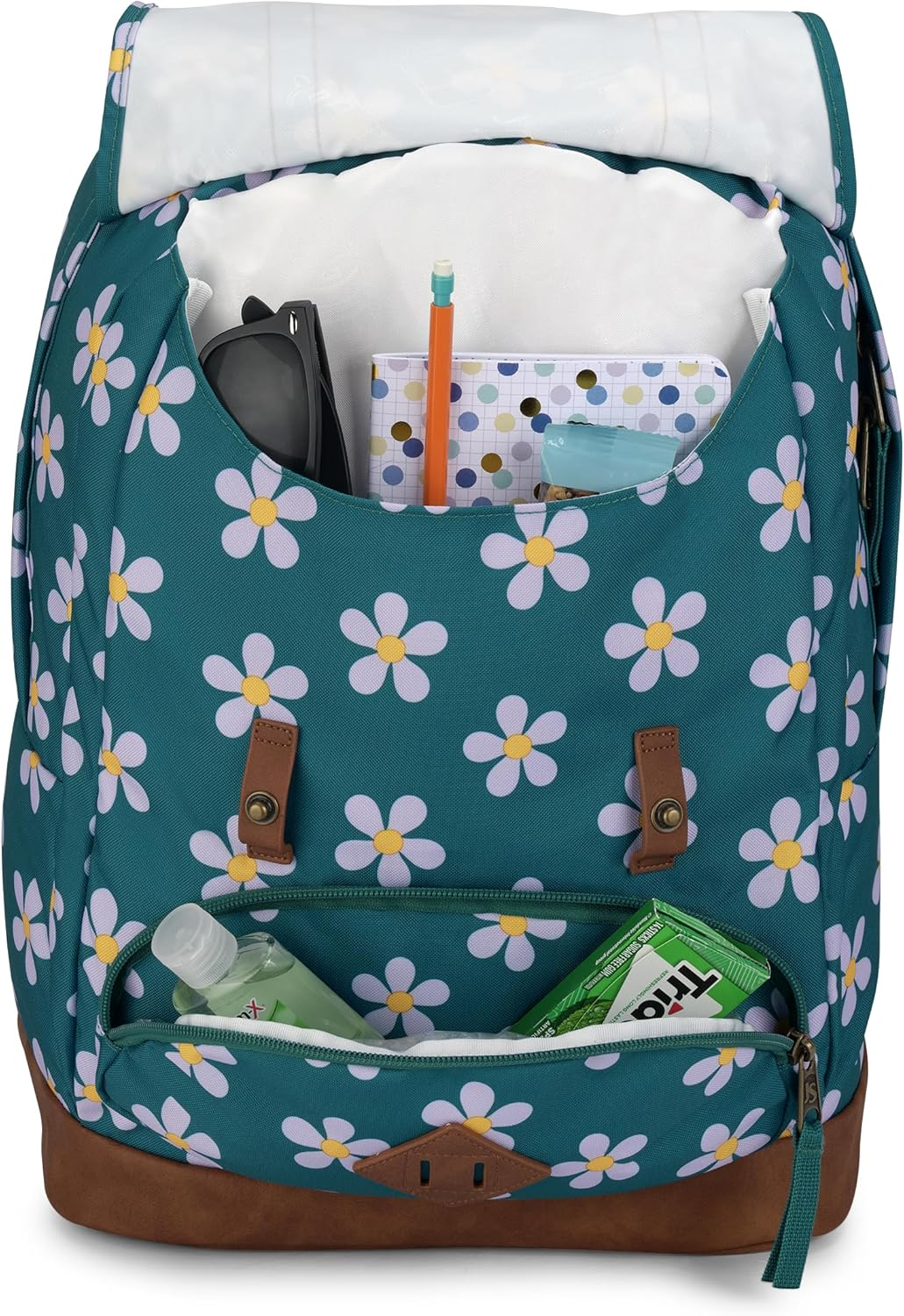 Jansport Cortlandt 15-Inch Laptop Backpack - 25 Liter School and Travel Pack - Springing Garden image number 4