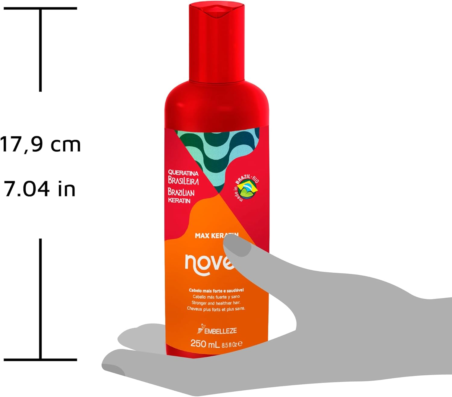 Brazilian Keratin by Novex Max Liquid Keratin 250Ml image number 2