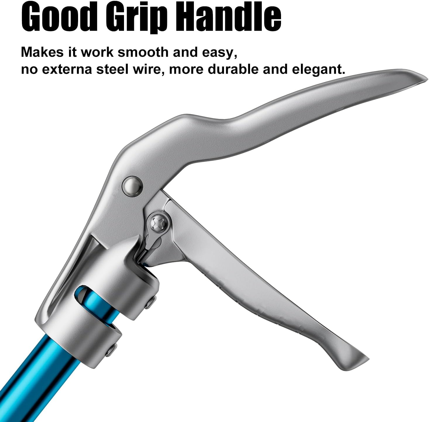 60" Snake Tongs, Professional Aluminum Alloy Standard Reptile Grabber Rattle Snake Catcher Wide Jaw Handling Tool image number 2