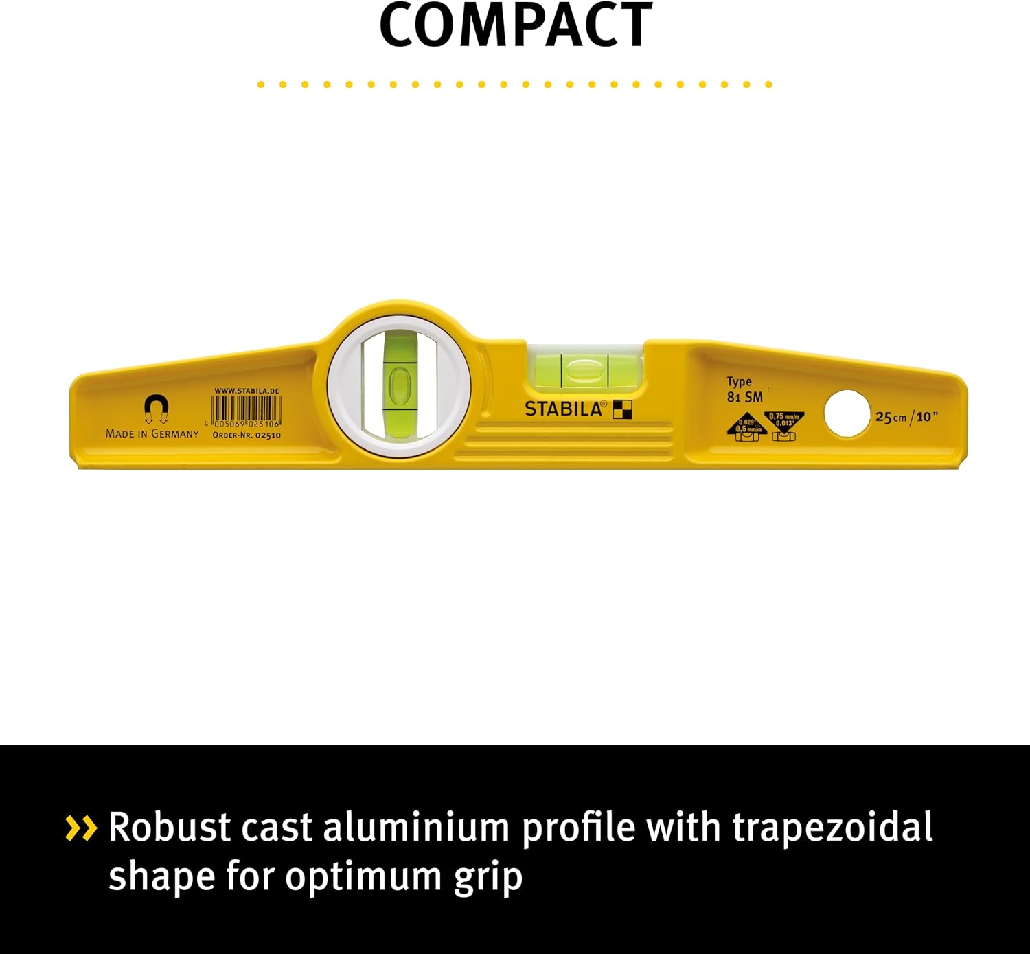 Stabila 2511 81S-10Mh Magnetic Level and Holster image number 4