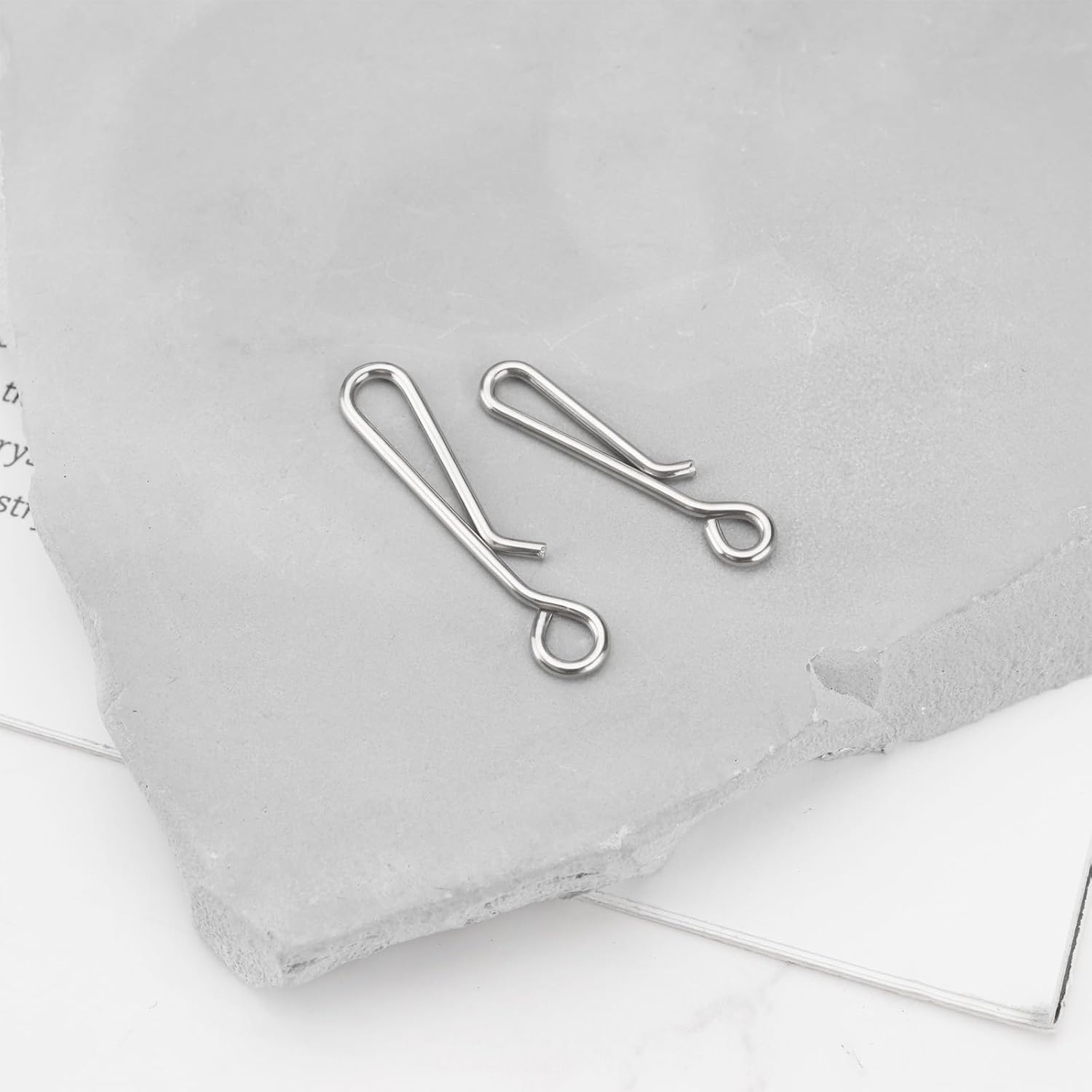 Be in Your Mind 120PCS Fishing Bait Rigs Clip #0-#5 11.6Mm-28Mm Wire Diameter 0.6Mm-1.2Mm for High Speed Trolling Jigging Offshore Fishing Freshwater Saltwater image number 4