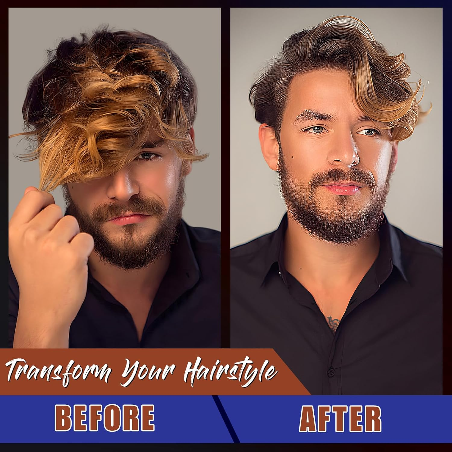 2 Pack Hair Styling Powder, Hair Styling Powder for Men, Texturizing Powder, Adds Volume to Hair, Matte Look and Natural Finish, Easy to Apply image number 3