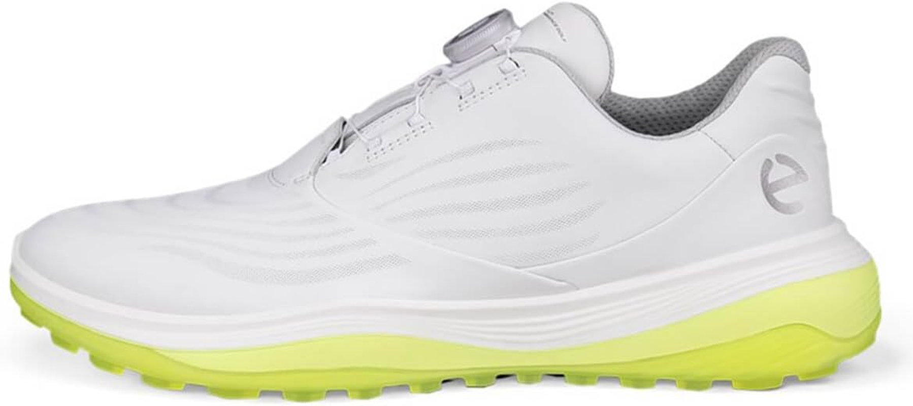 ECCO Men'S Lt1 Boa Hybrid Waterproof Golf Shoe, White, 6-6.5 image number 5