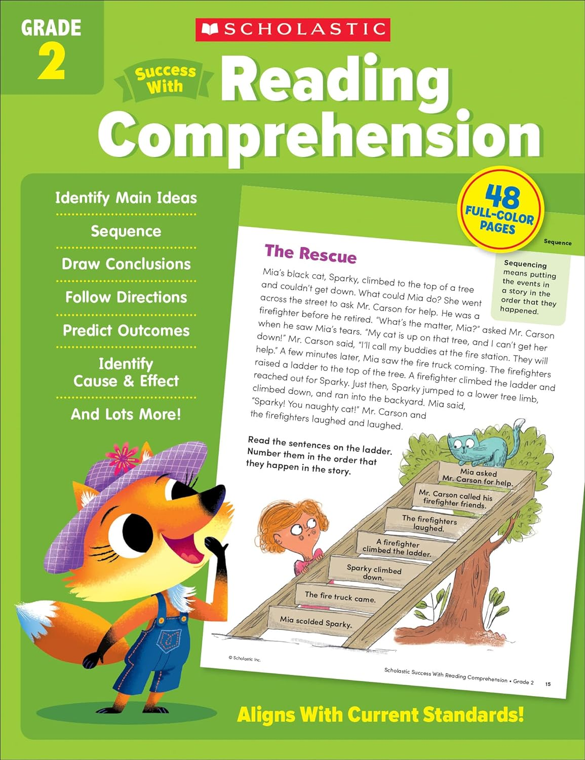 Scholastic Success with Reading Comprehension Grade 2 Workbook image number 3