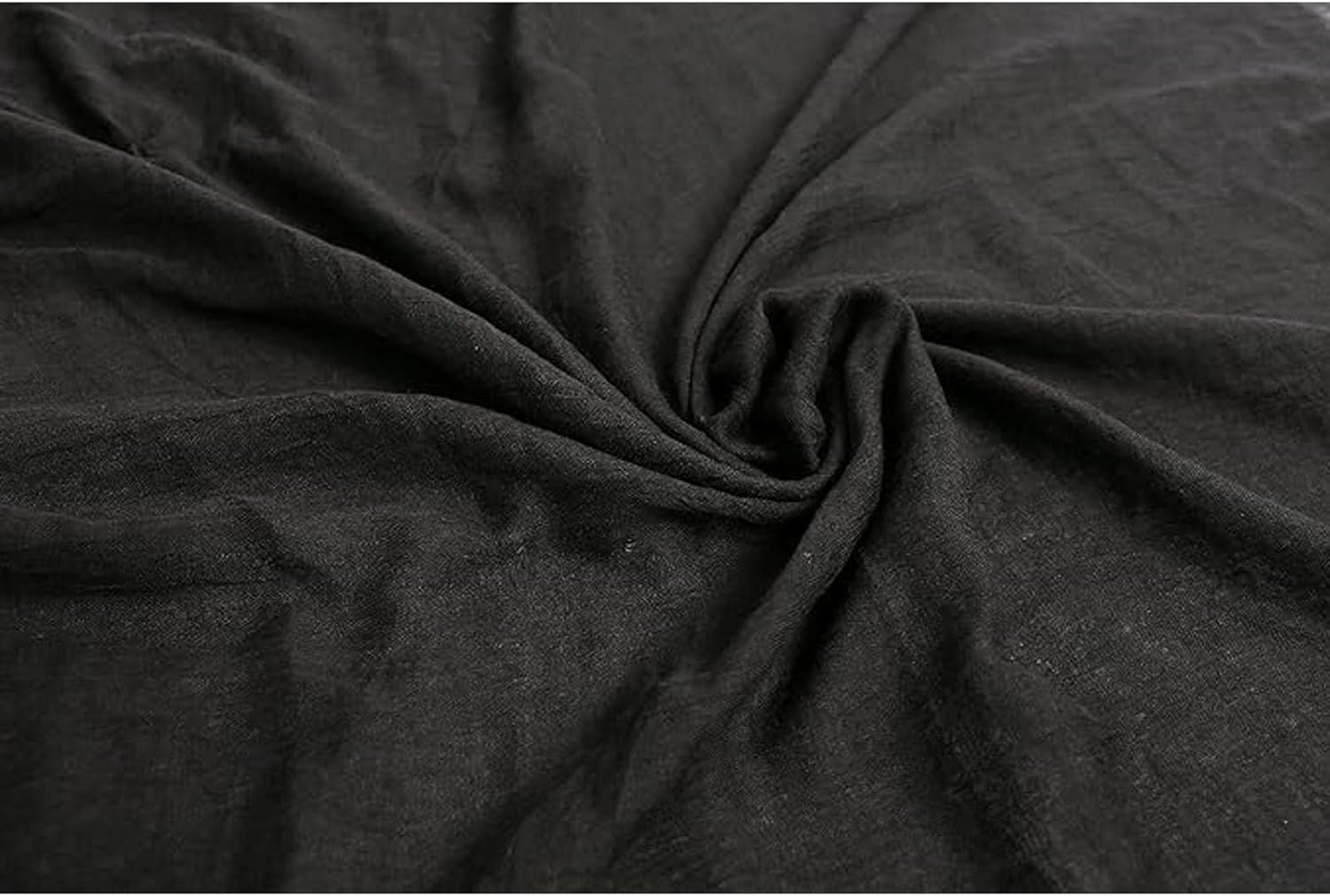 Women'S Cotton Scarf - Light Soft Solid Color Shawl Wrap, 70.8"L&times;35.43"W (180&times;90Cm),Black image number 3